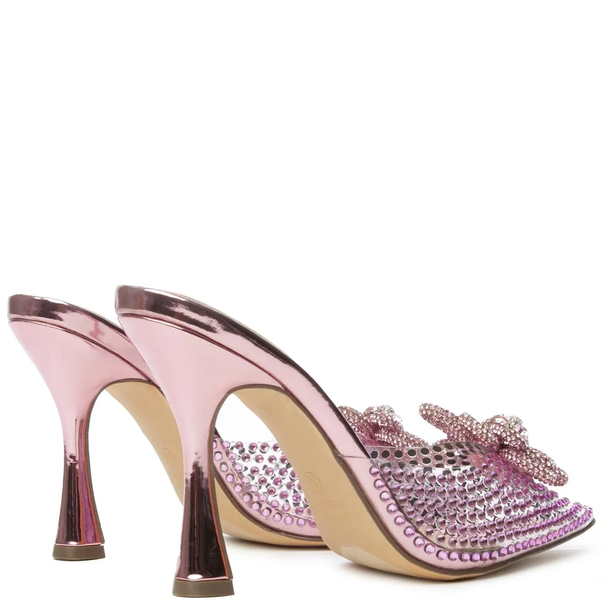 Divinny-1 Clear Rhinestone Pump