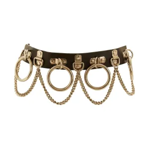Dolce & Gabbana Black Bondage Chain Belt