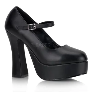 DOLLY-50  Black Vegan Leather
