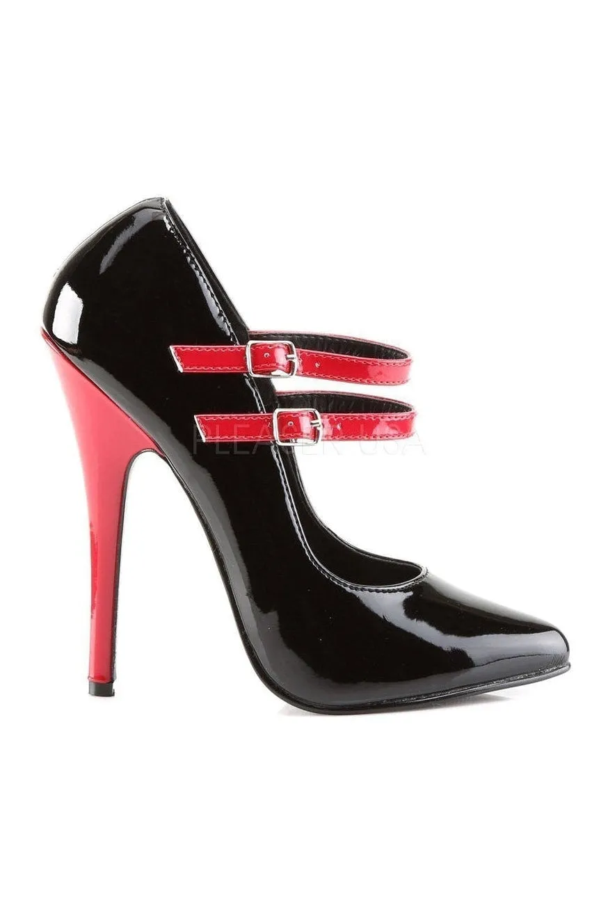 DOMINA-442 Pump  | Black Patent
