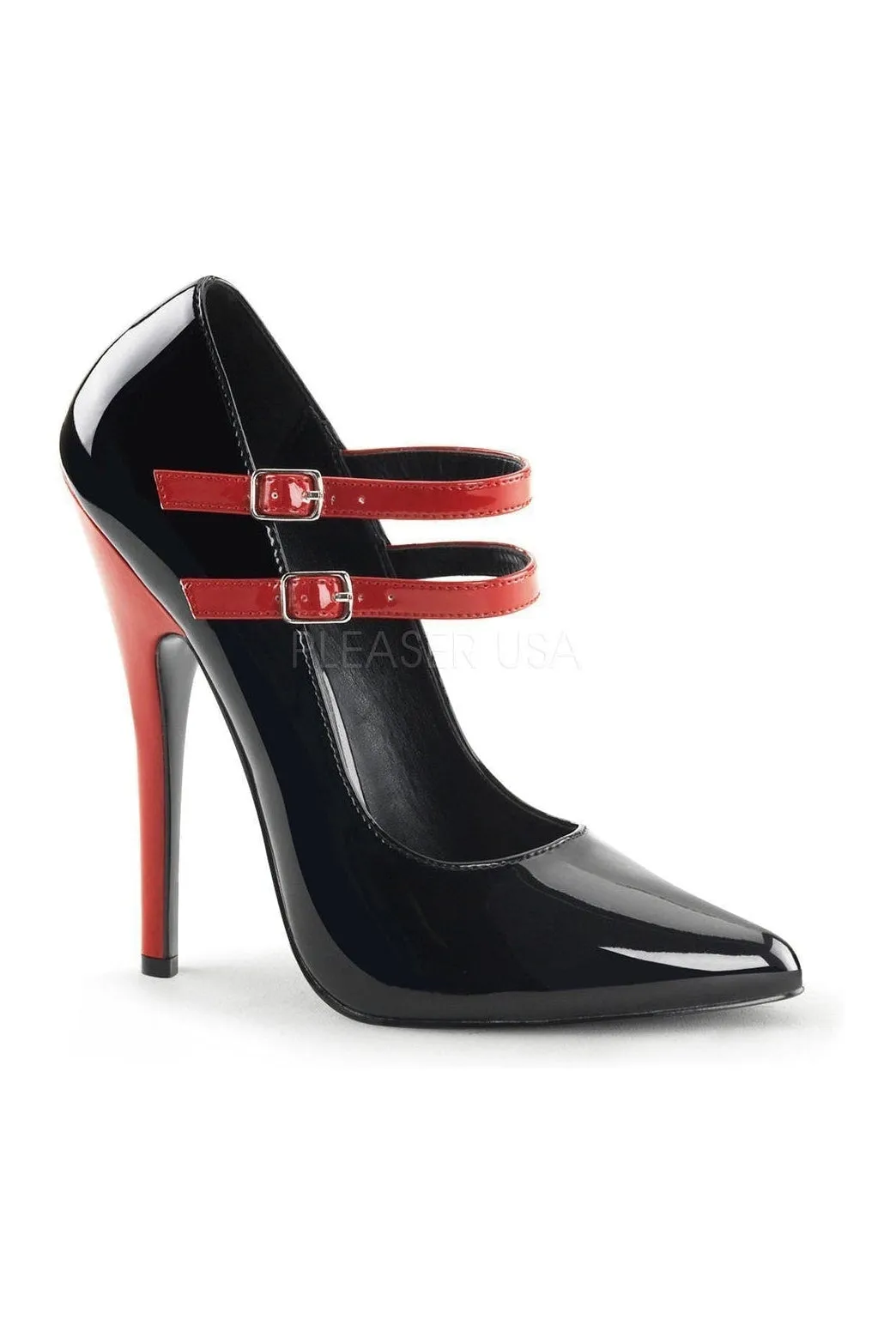DOMINA-442 Pump  | Black Patent