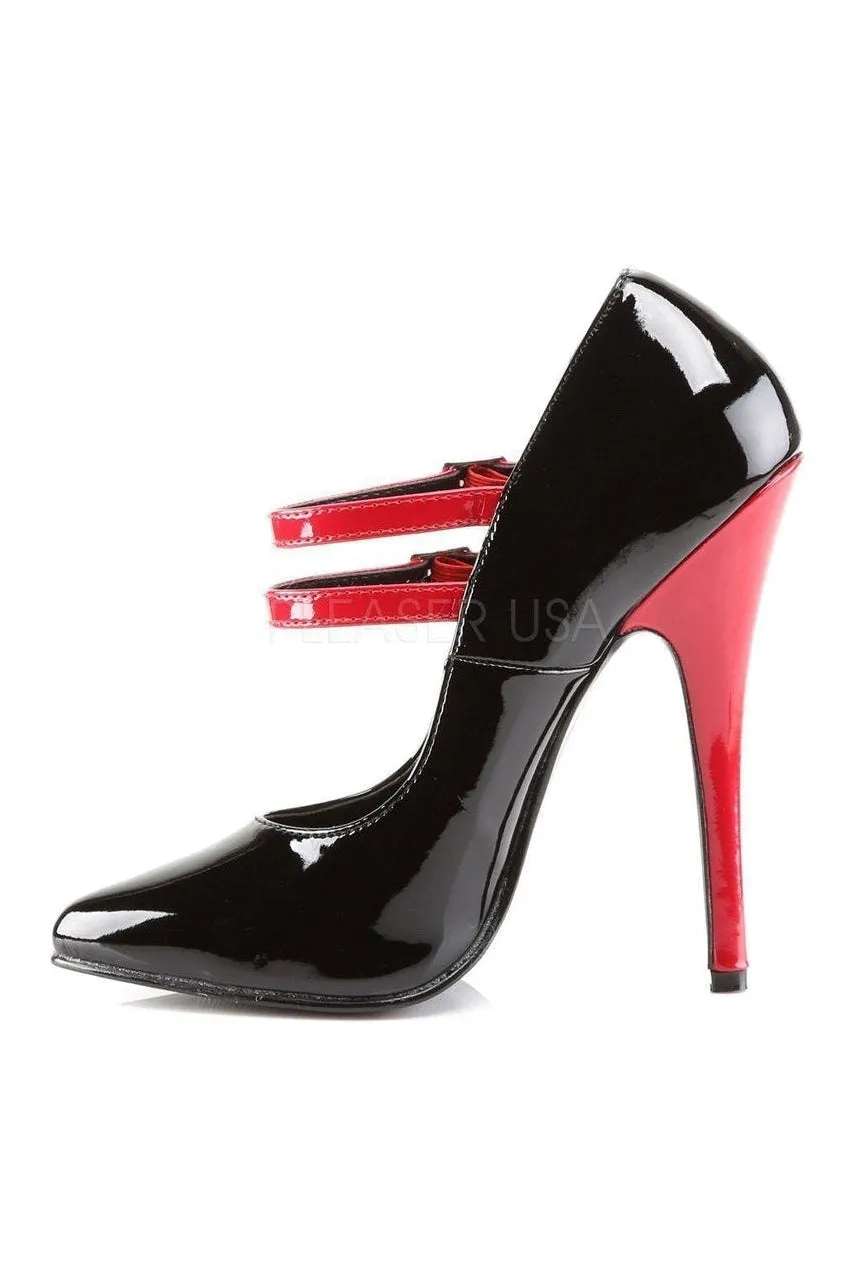 DOMINA-442 Pump  | Black Patent