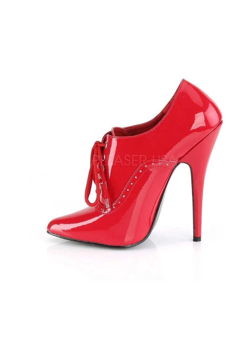 DOMINA-460 Ankle Bootie | Red Patent