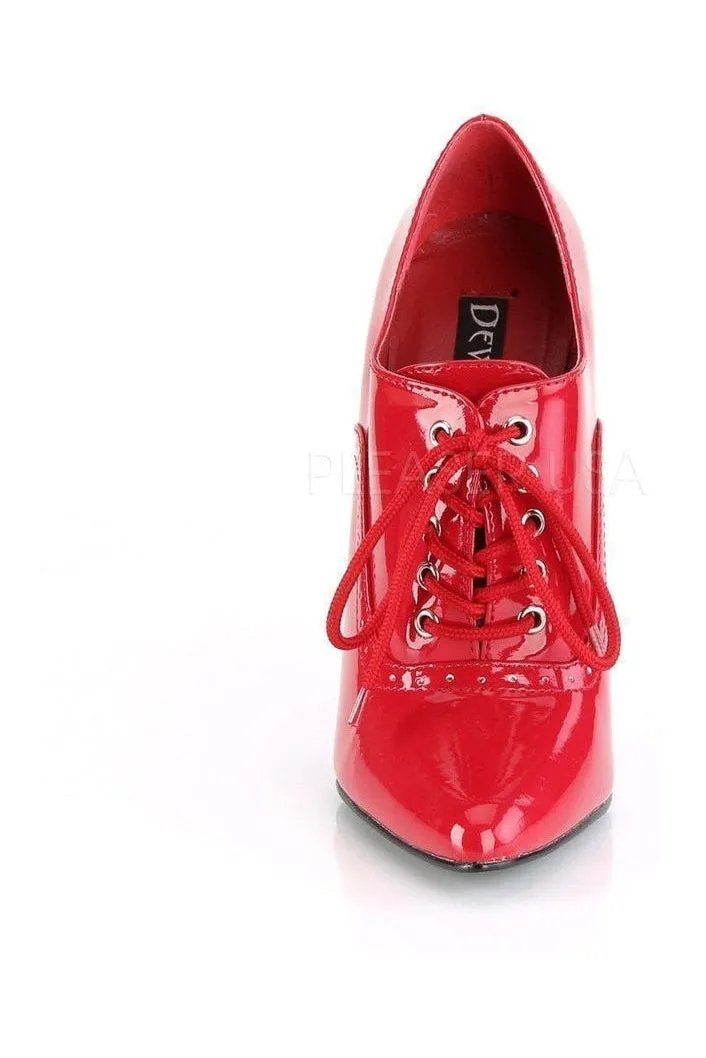 DOMINA-460 Ankle Bootie | Red Patent