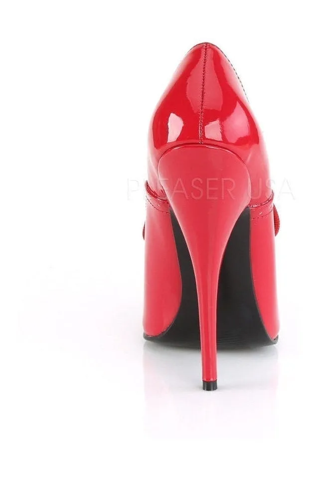 DOMINA-460 Ankle Bootie | Red Patent