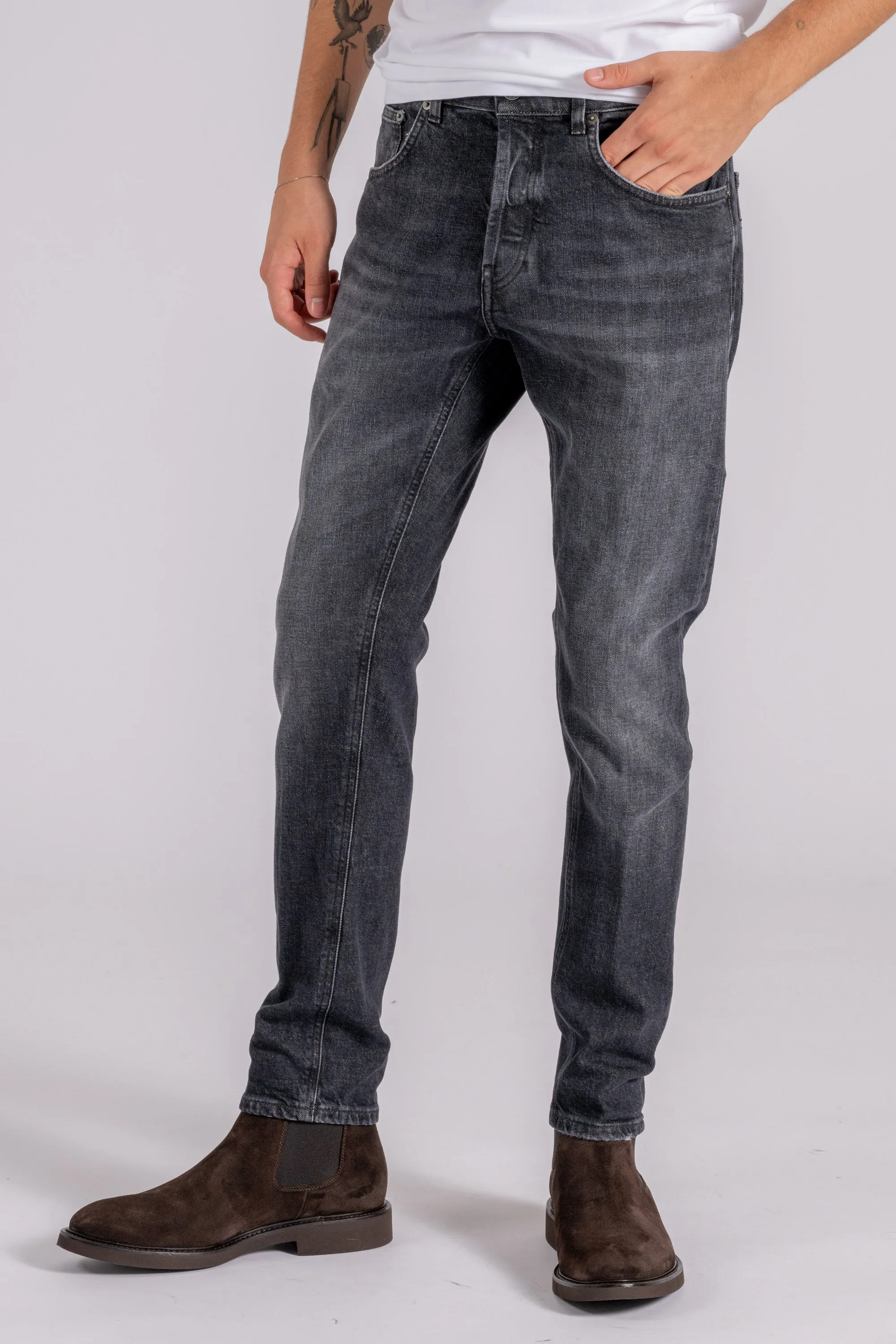 Dondup Jeans Dian Cotone/Elastam Nero