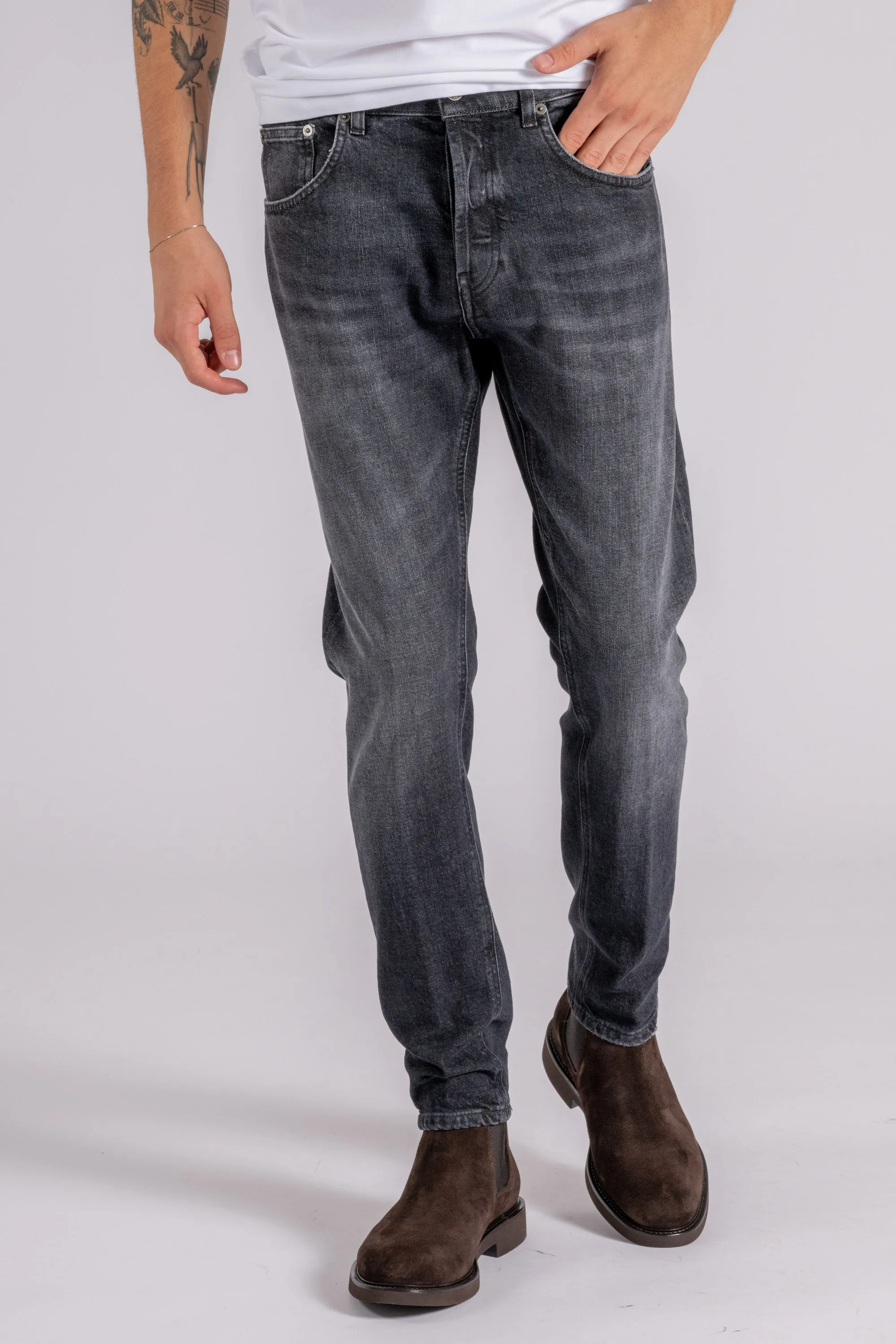 Dondup Jeans Dian Cotone/Elastam Nero