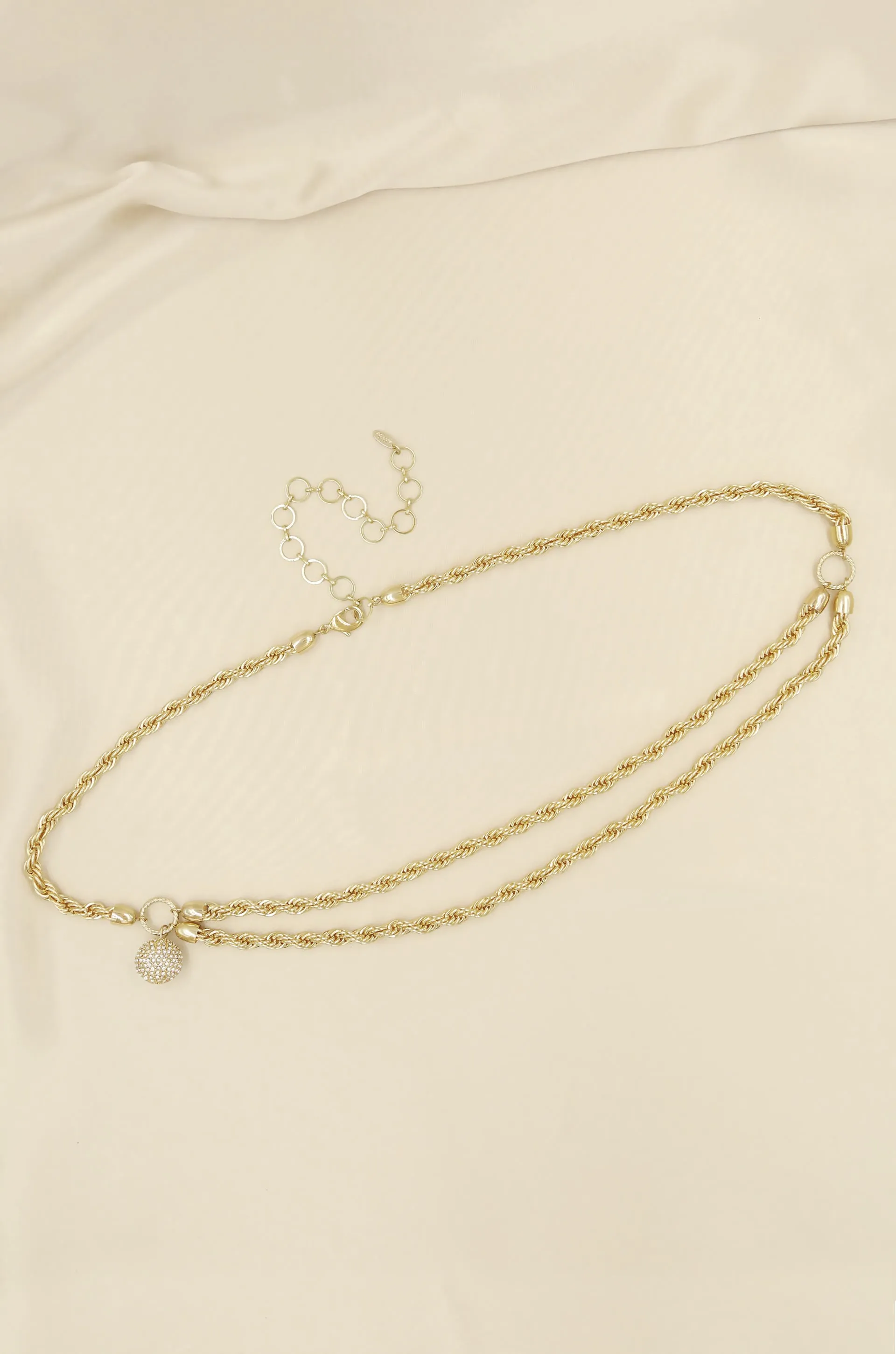 Double Layer Chain Belt