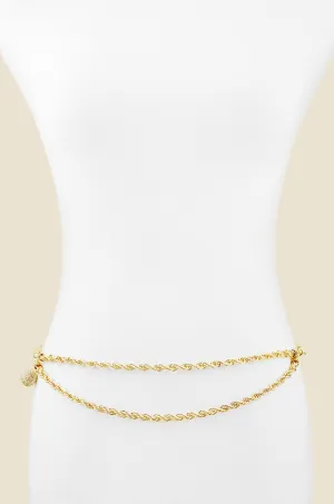 Double Layer Chain Belt