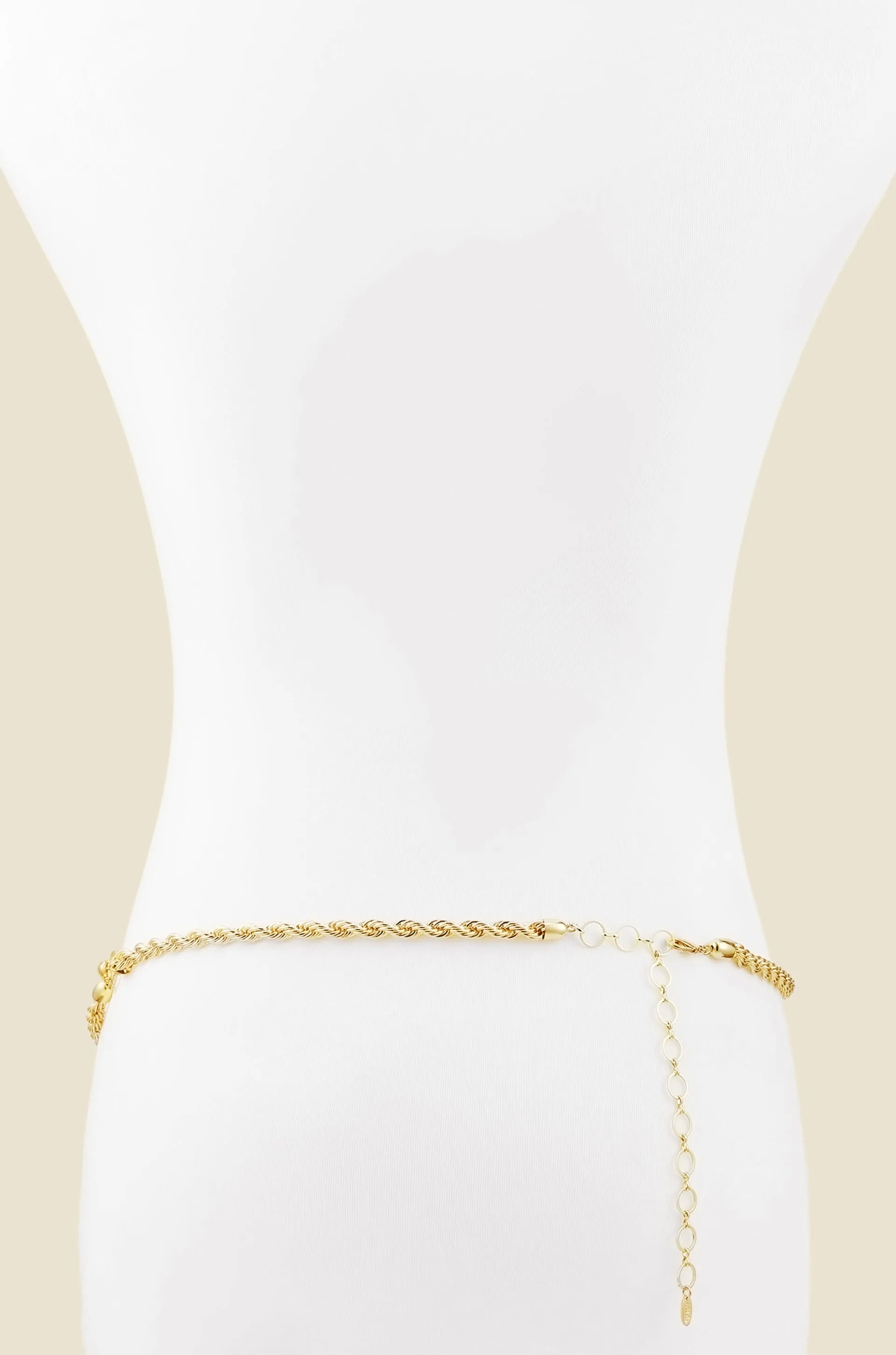 Double Layer Chain Belt
