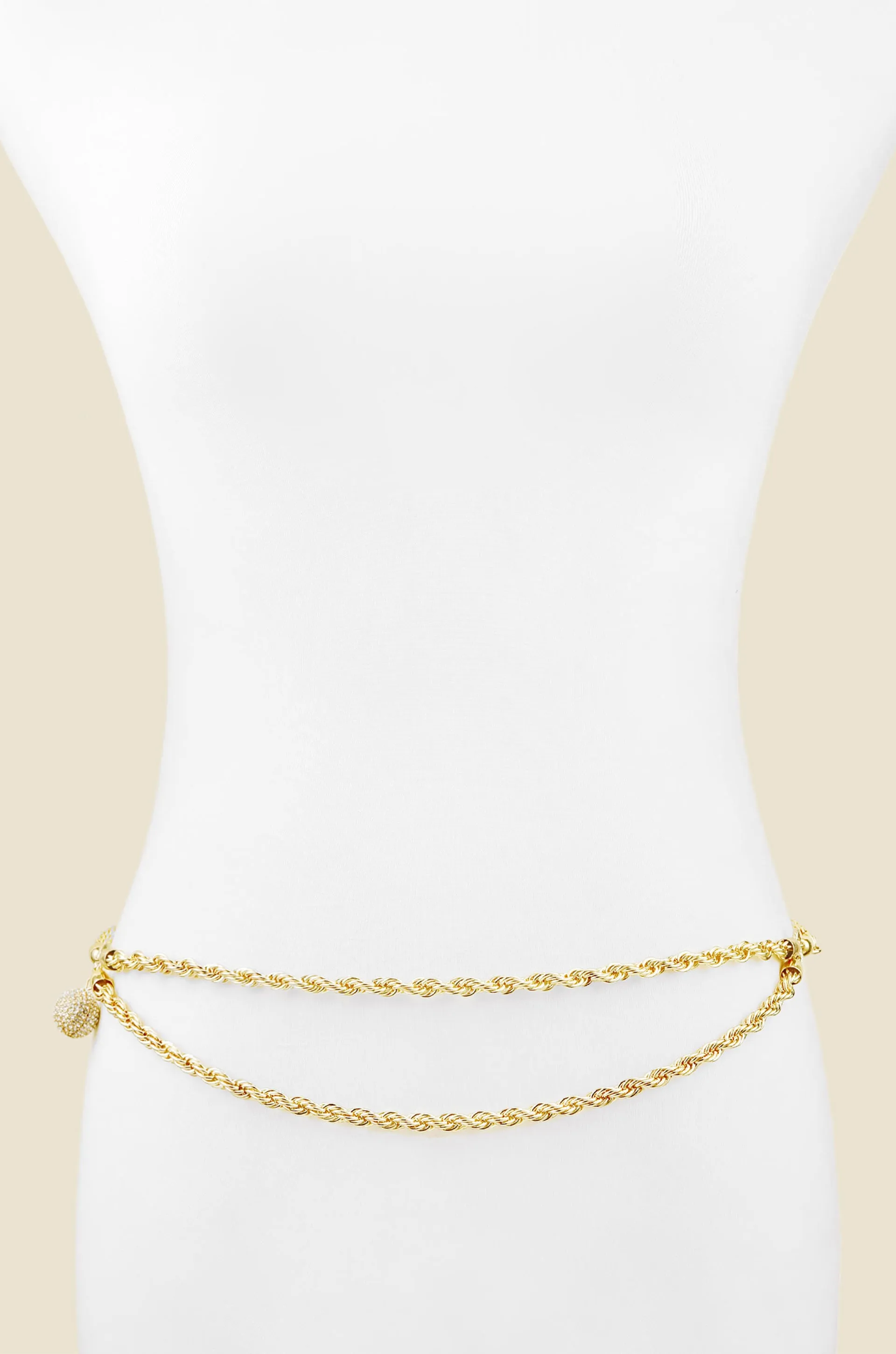 Double Layer Chain Belt