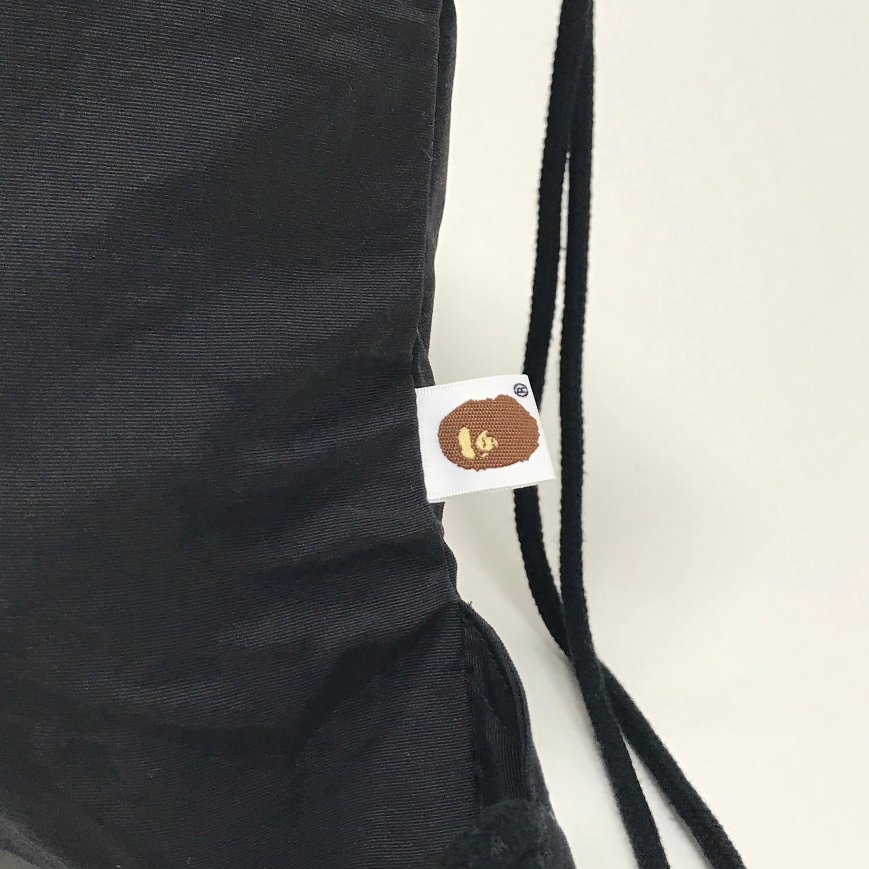 DS! A Bathing Ape Bape Gym Bag Black