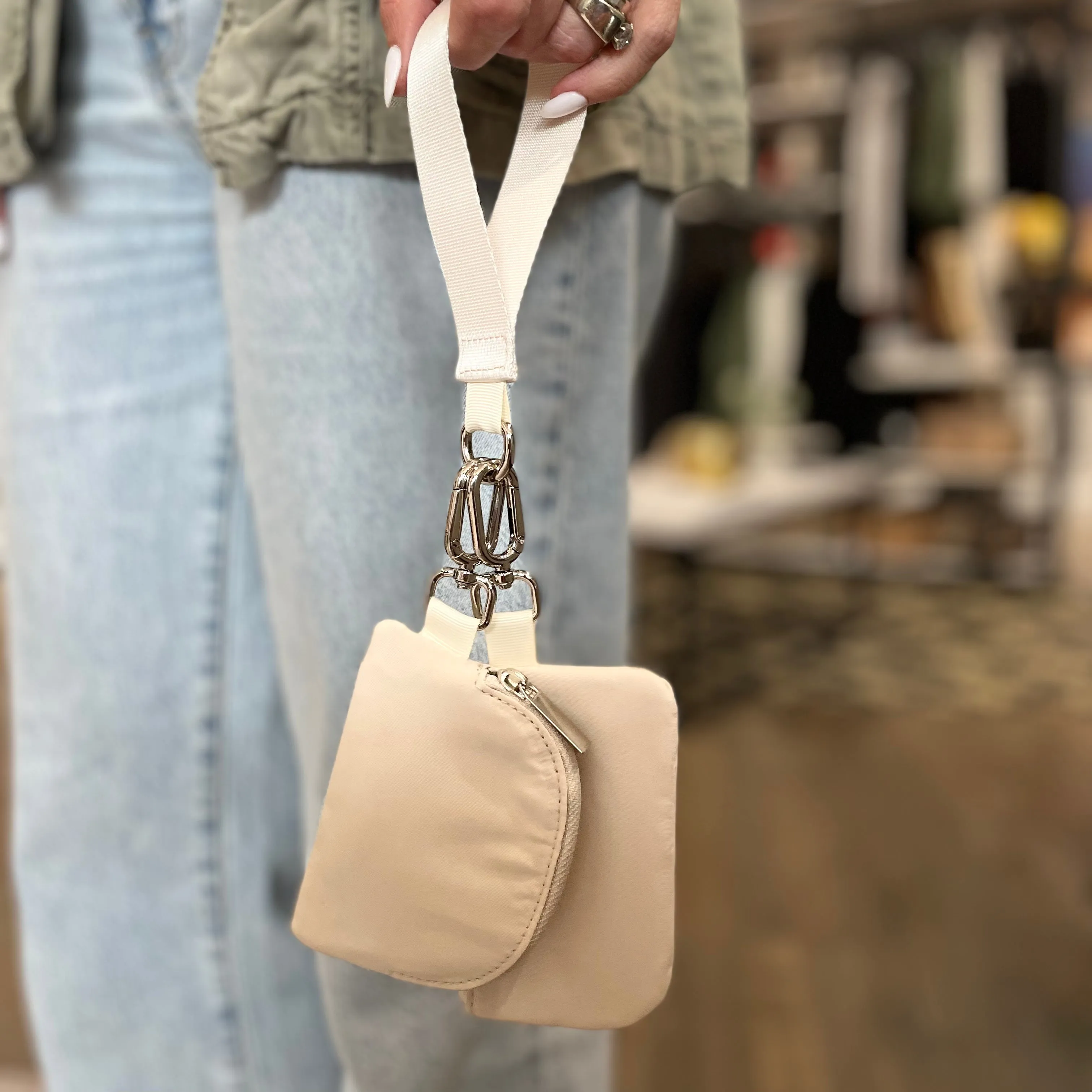 Dual Pouch Wristlet
