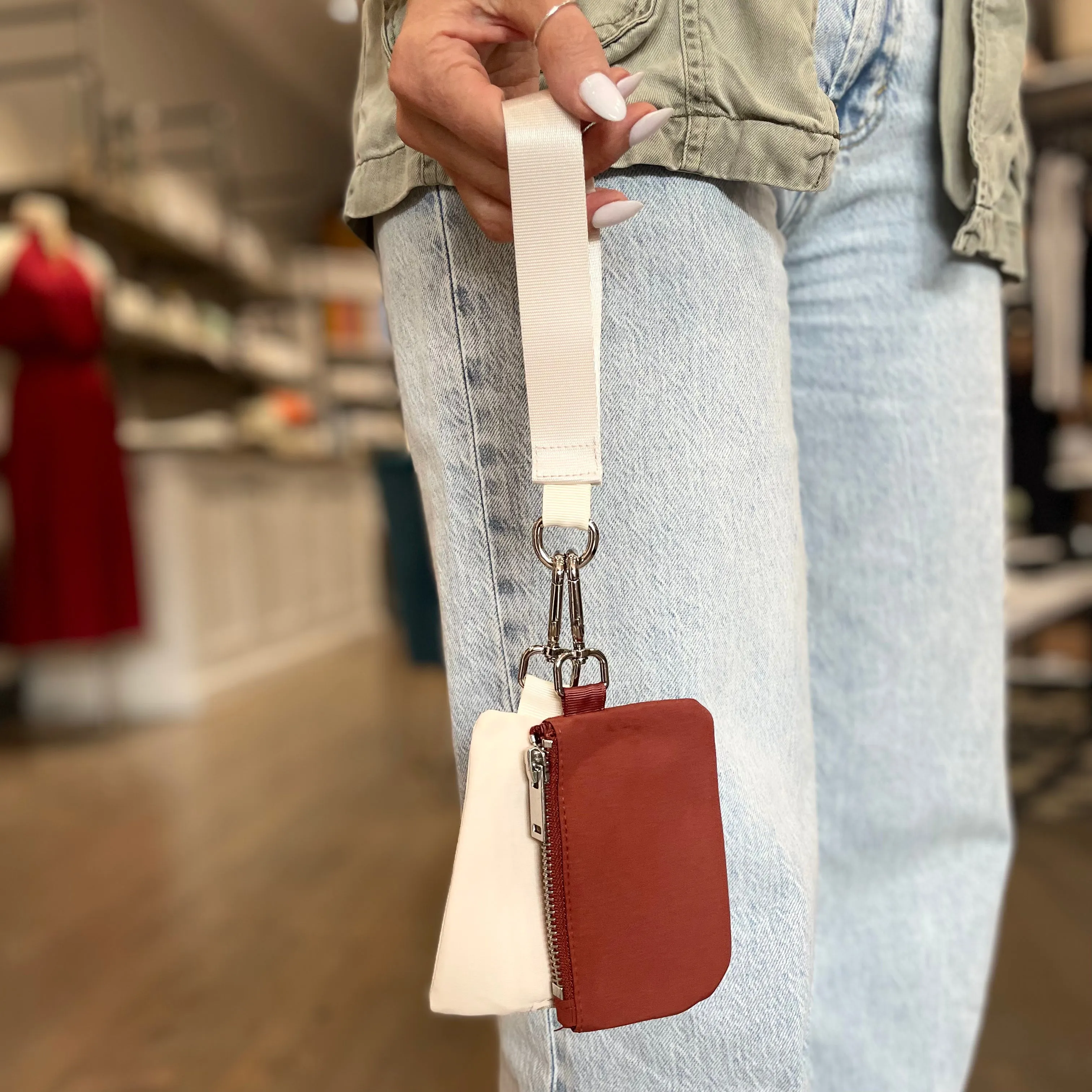 Dual Pouch Wristlet