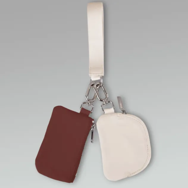 Dual Pouch Wristlet