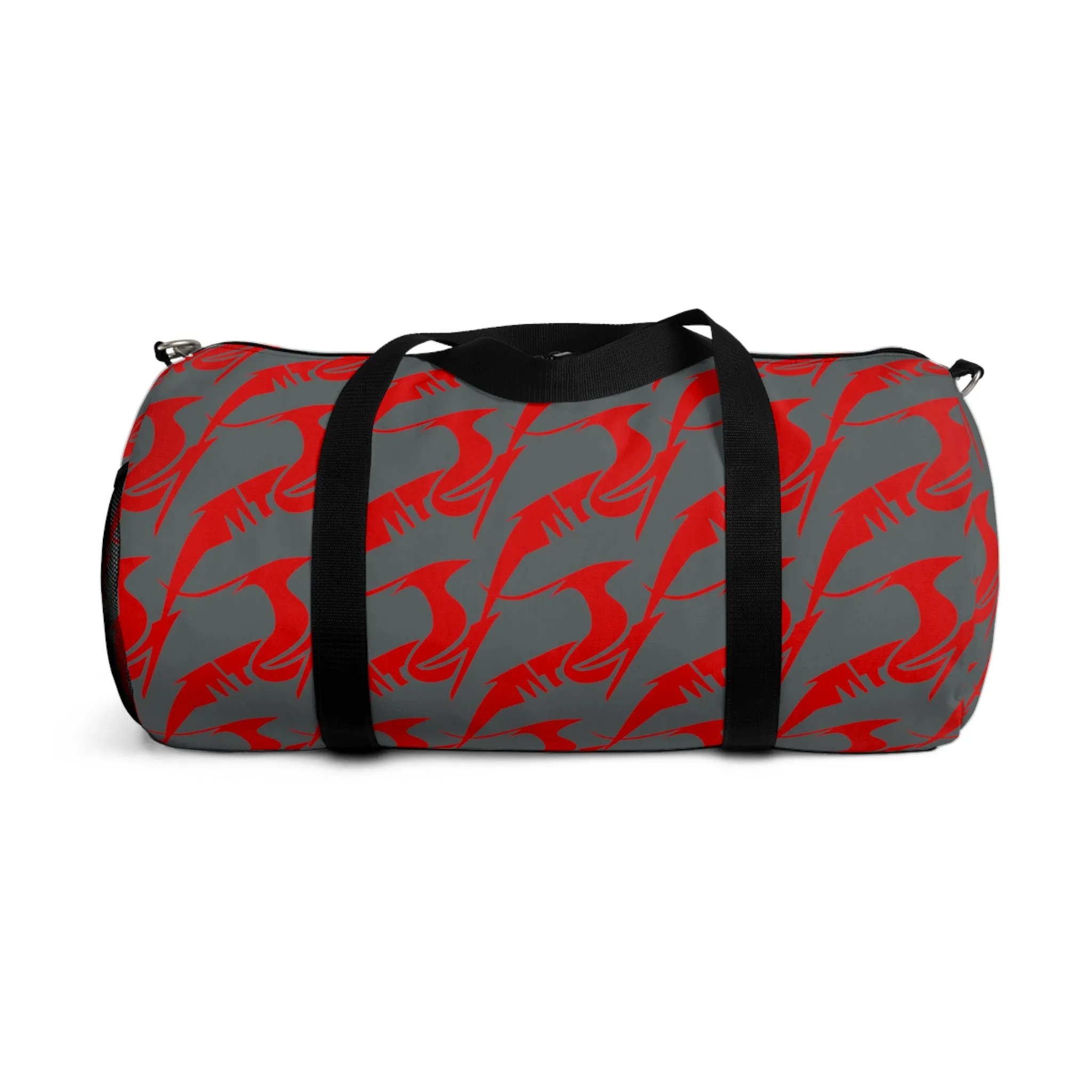 Duffel Bag Red on Gray