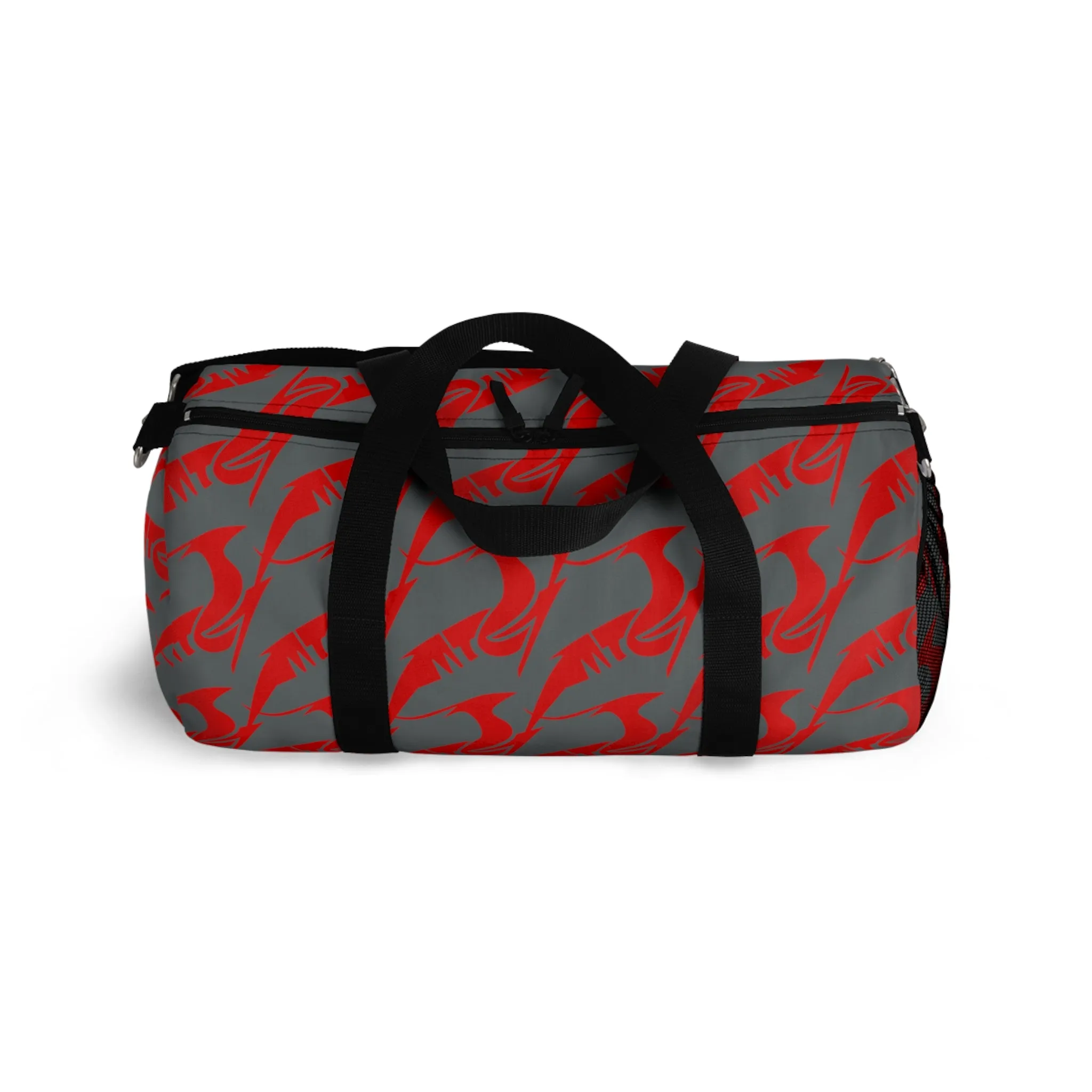 Duffel Bag Red on Gray