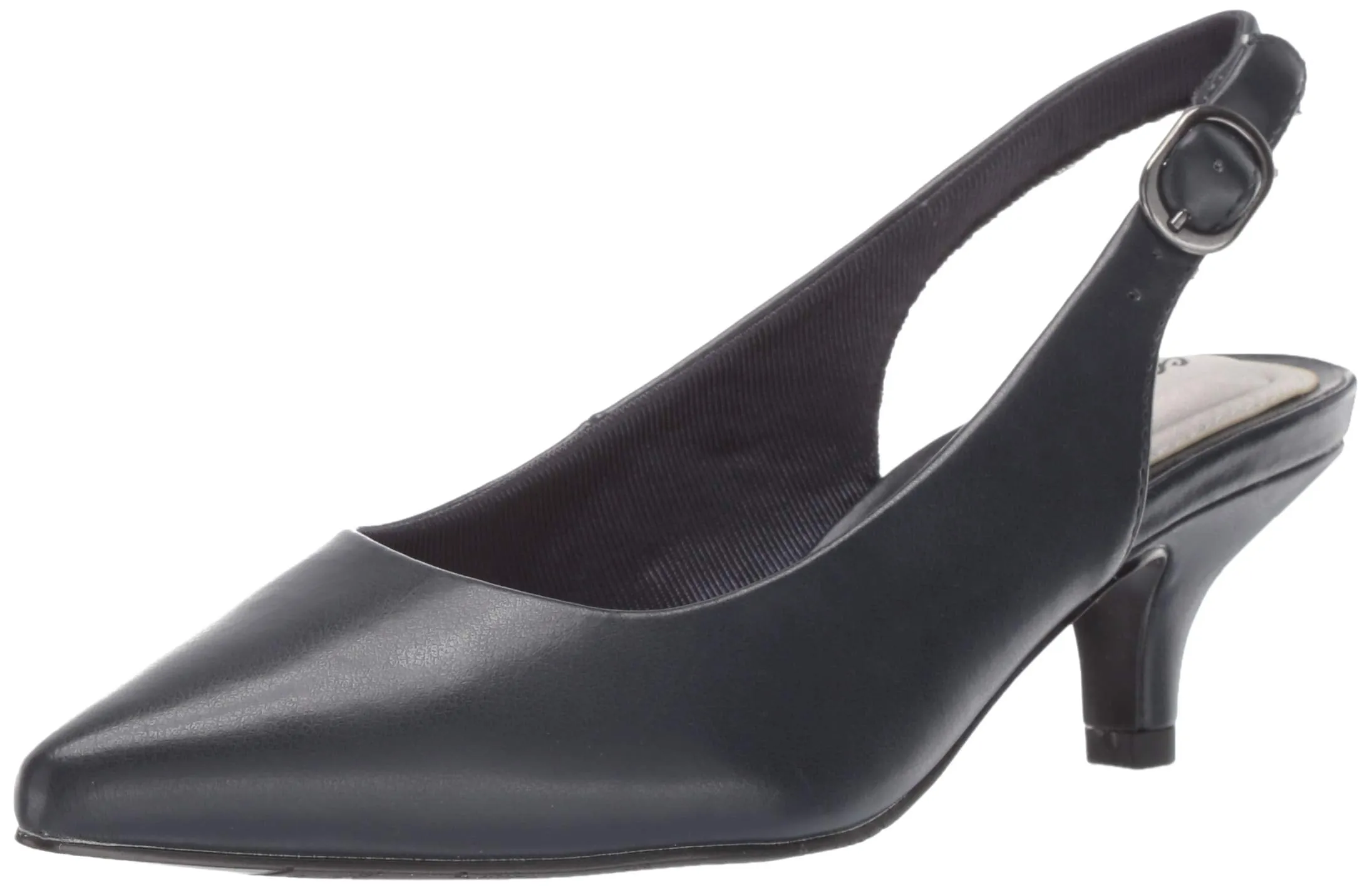 Easy Street Women's Faye Pump, Navy, 5.5