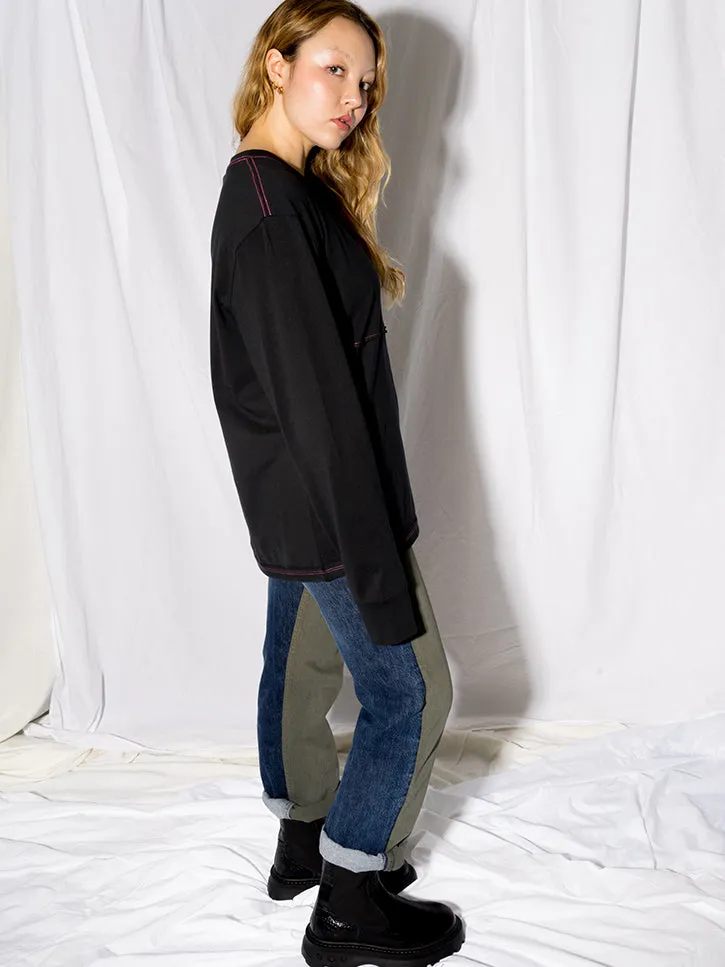 Eckhaus Latta Lapped Long Sleeve, Novel Limo