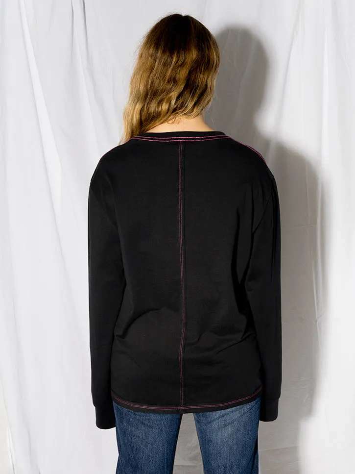Eckhaus Latta Lapped Long Sleeve, Novel Limo