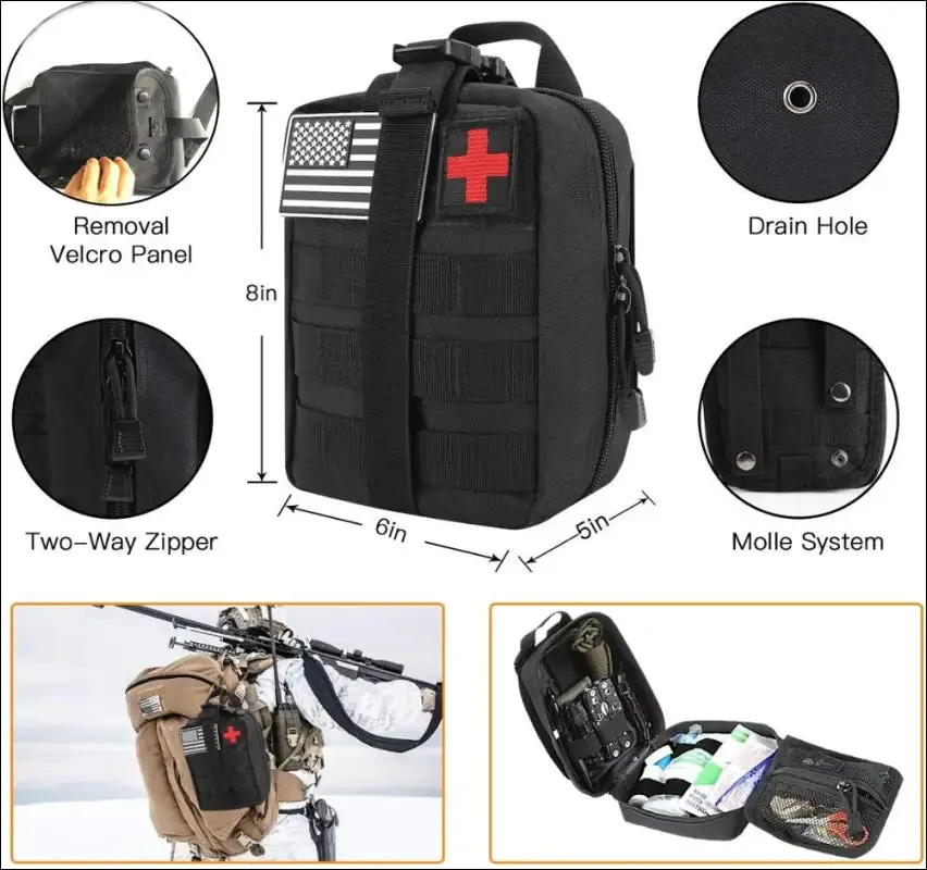 Edc survival kit gear tool kit 47 in 1 emergency sos survival tools emergency blanket tactical pen