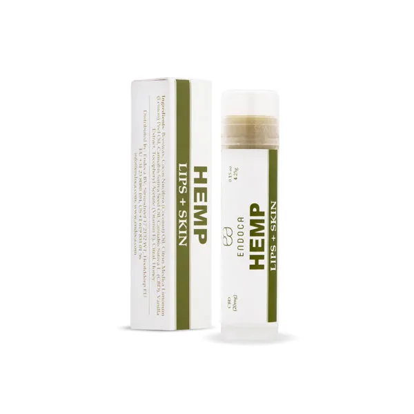 Endoca 20mg CBD Lips   Skin Moisturiser - 4.25g
