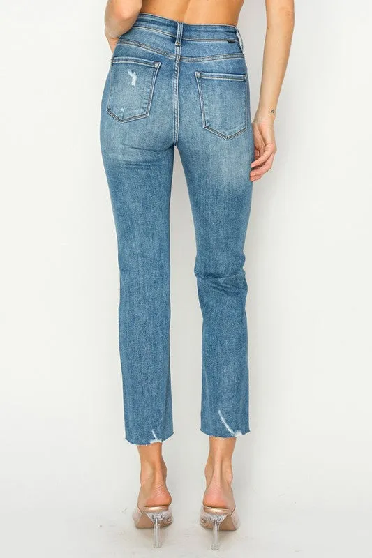 EVA SLIM STRAIGHT DENIM