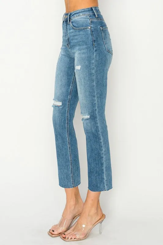 EVA SLIM STRAIGHT DENIM