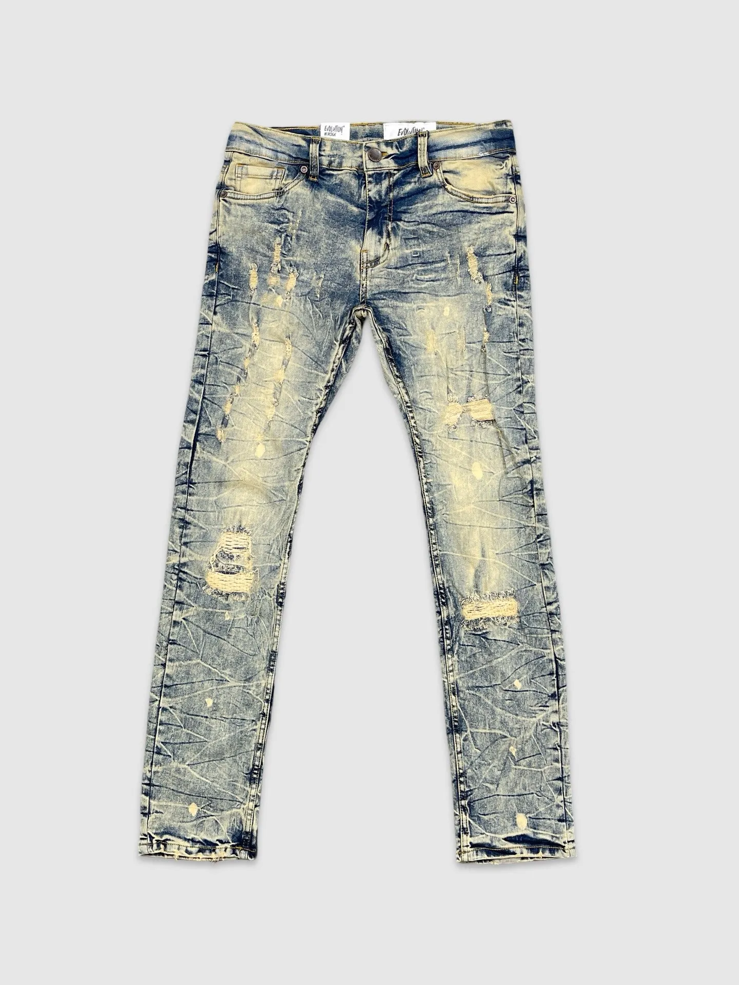 EVO-330212-Men's Slim Unbreakable Denim Jeans
