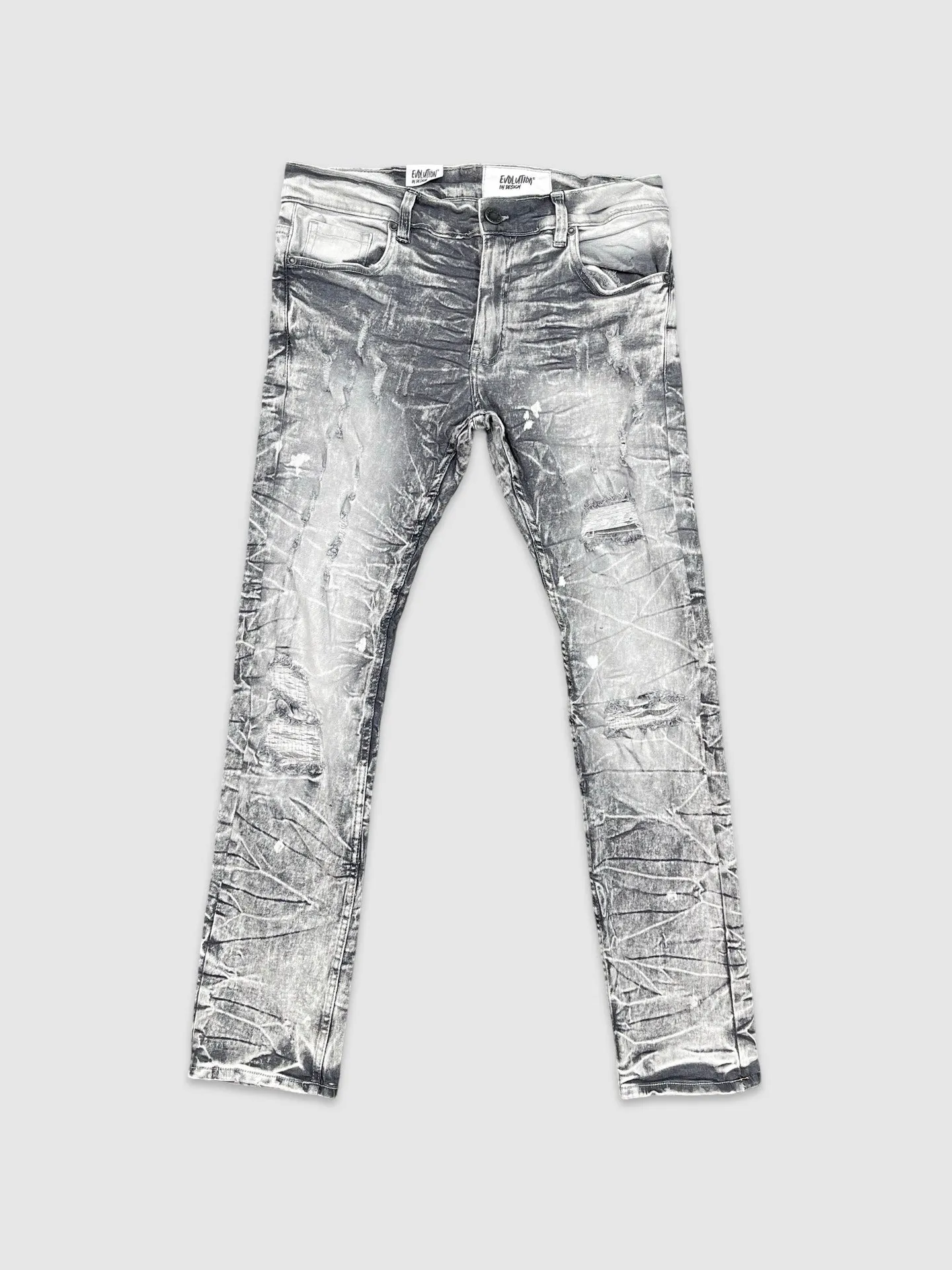 EVO-330212-Men's Slim Unbreakable Denim Jeans