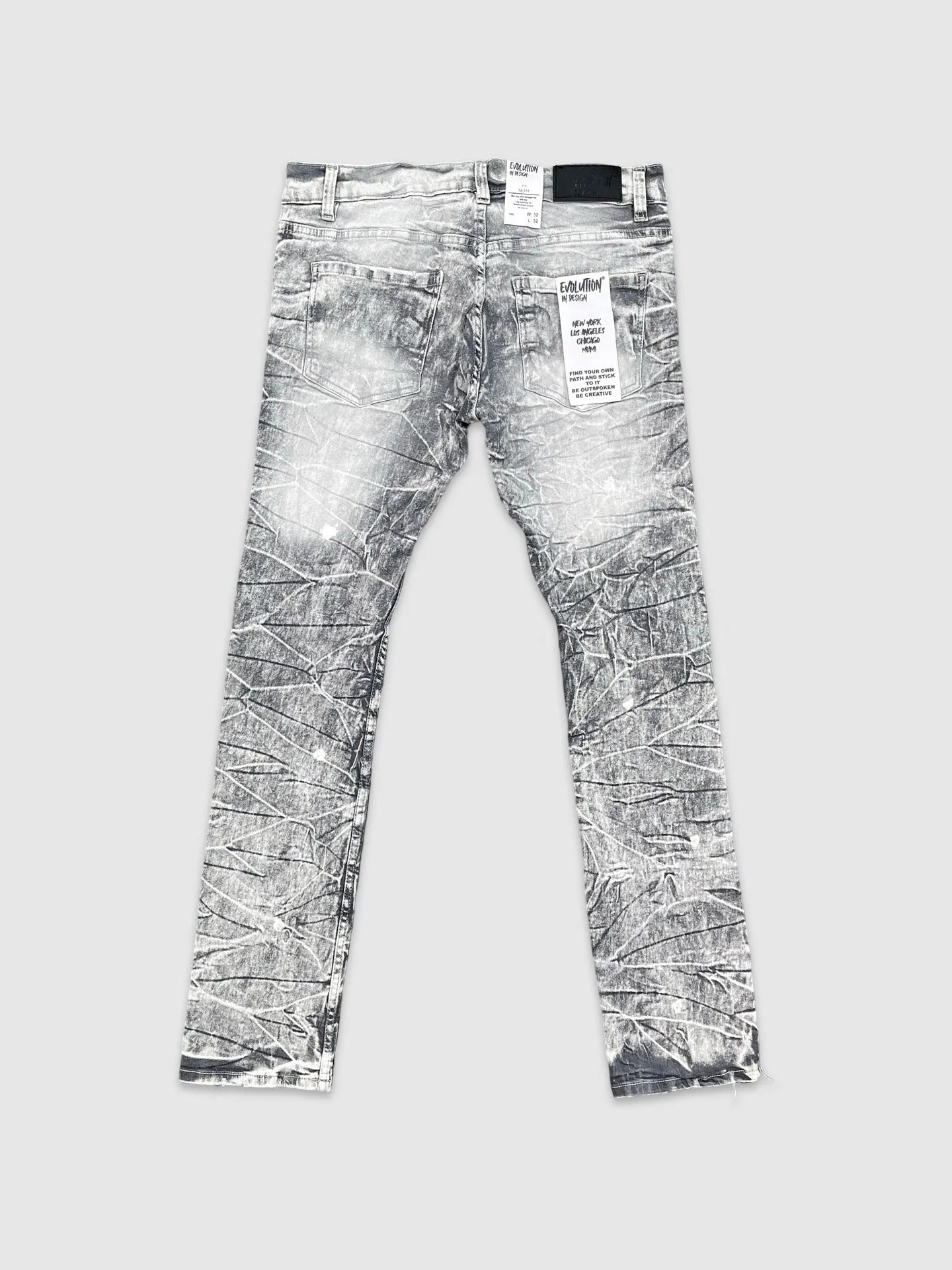 EVO-330212-Men's Slim Unbreakable Denim Jeans