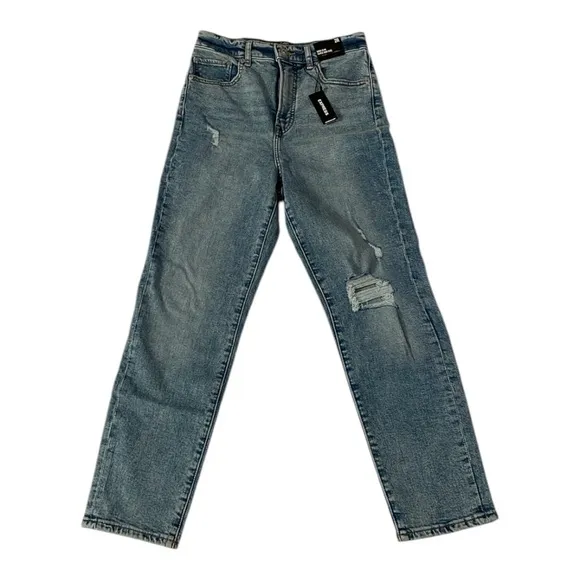 ♥️Express♥️Super High Rise Mom Jeans - Blue Size 2/R