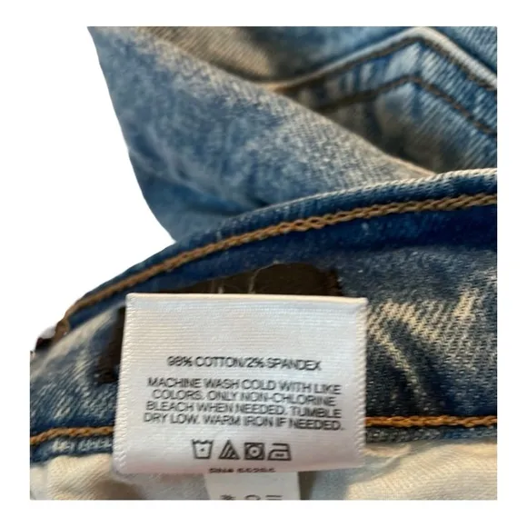 ♥️Express♥️Super High Rise Mom Jeans - Blue Size 2/R