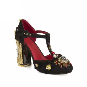 flower shoes wedding 2019 luxury shoes women designers crystal rhinestone open heels metal T-strap party pumps FT622