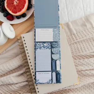 French Blue Floral Planner Stickers