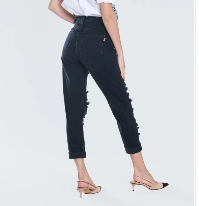 Gabriela Jeans (MOM JEAN) - Black