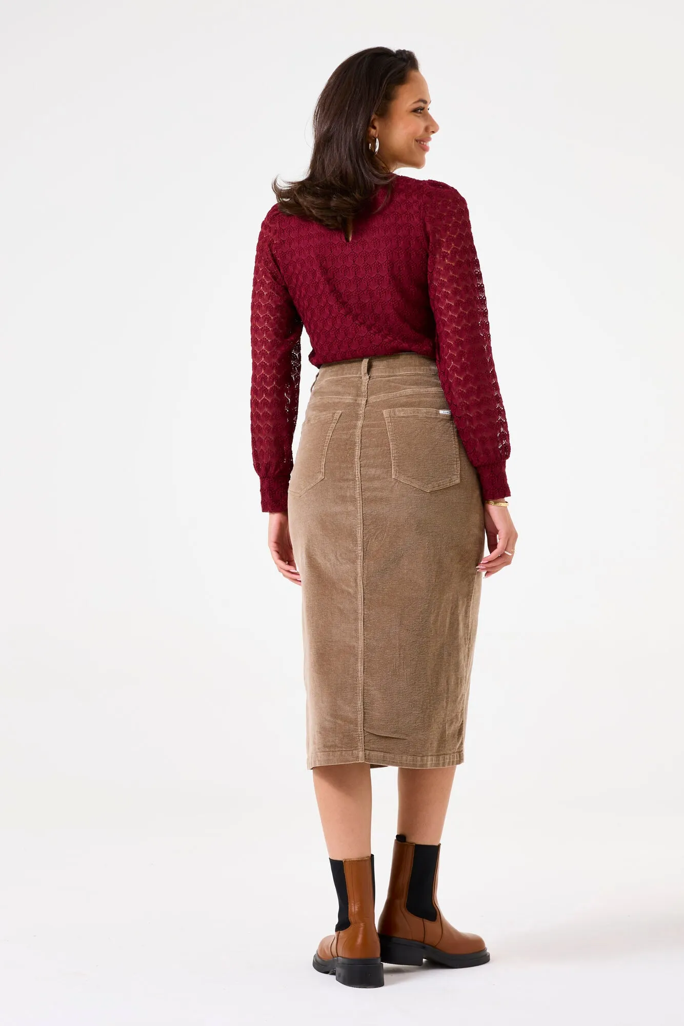 Garcia Matilda Blouse - Cabernet