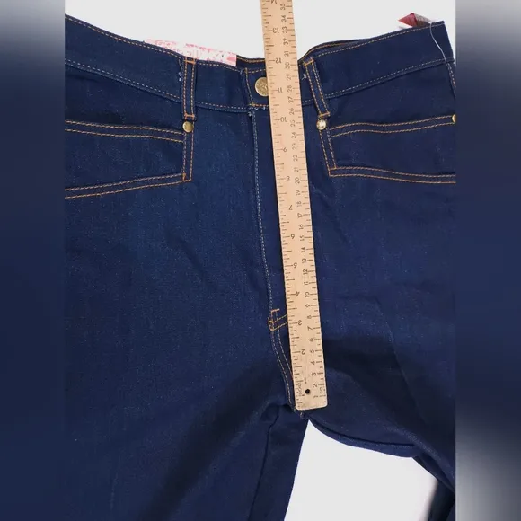 Gitano NWT Vintage 80s Dark Wash Tapered Mom Jeans Vtg 12 Womens Small