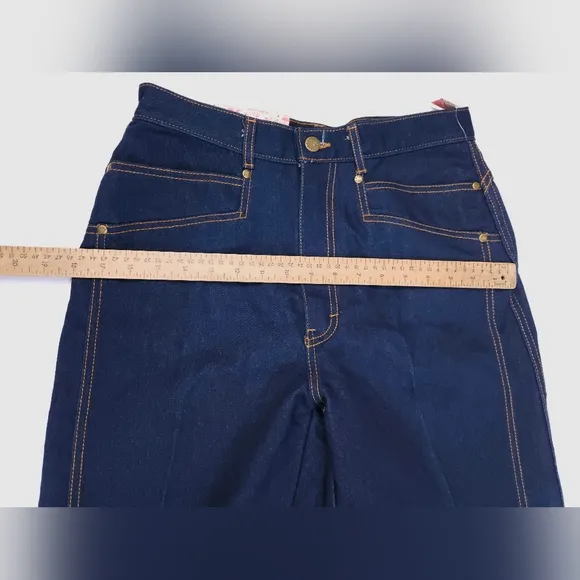 Gitano NWT Vintage 80s Dark Wash Tapered Mom Jeans Vtg 12 Womens Small