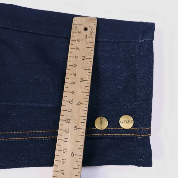 Gitano NWT Vintage 80s Dark Wash Tapered Mom Jeans Vtg 12 Womens Small