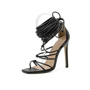 Gladiator Roman Over The Knee High Heel