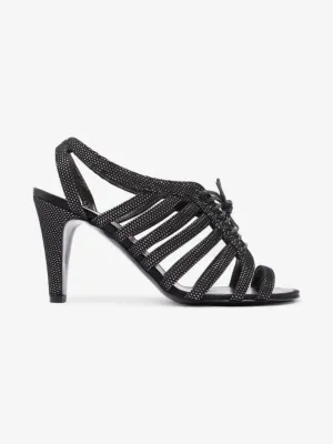 Gladiator Sandals 90mm Black Leather EU 37.5 UK 4.5
