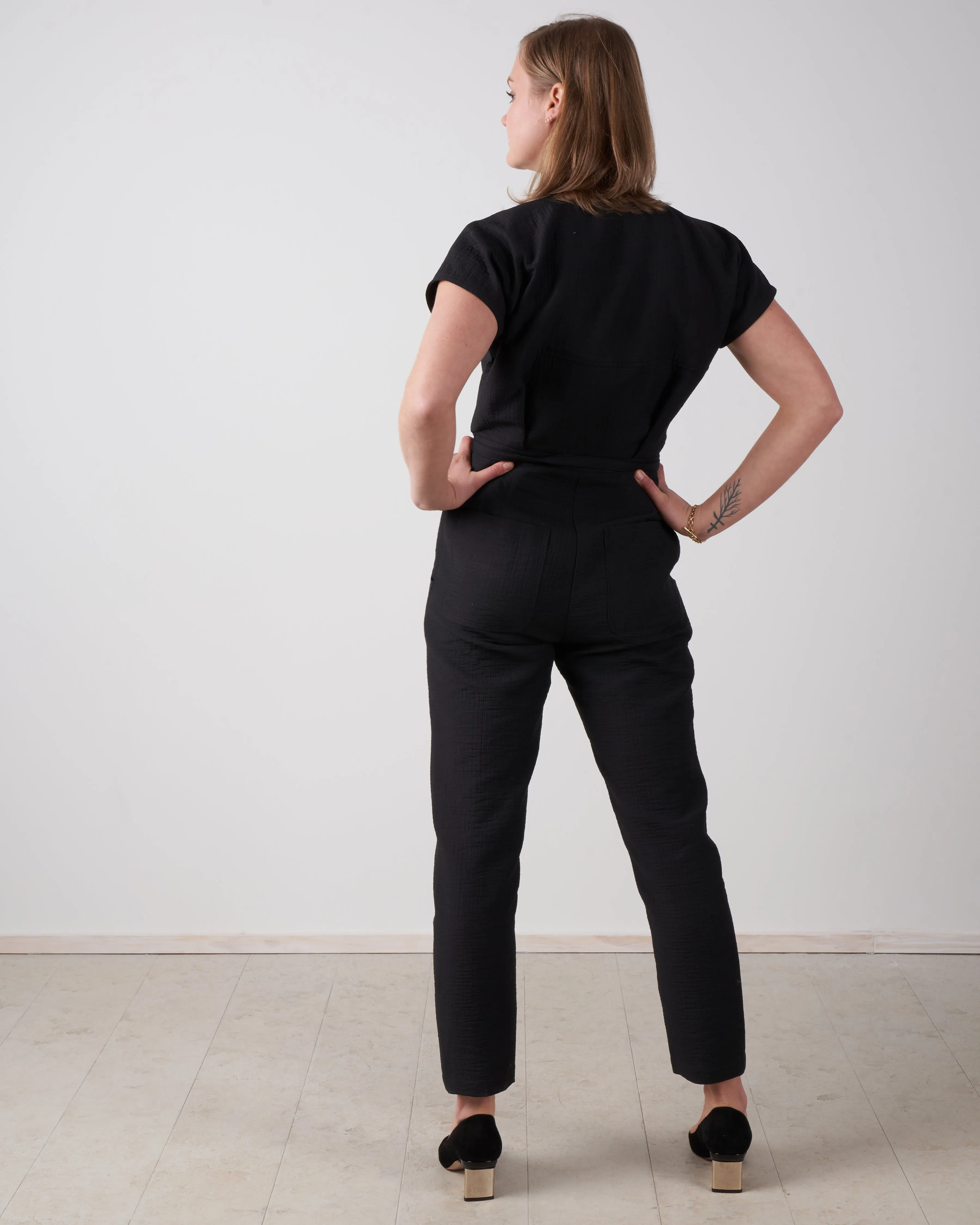 glinda jumpsuit - black