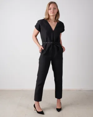 glinda jumpsuit - black