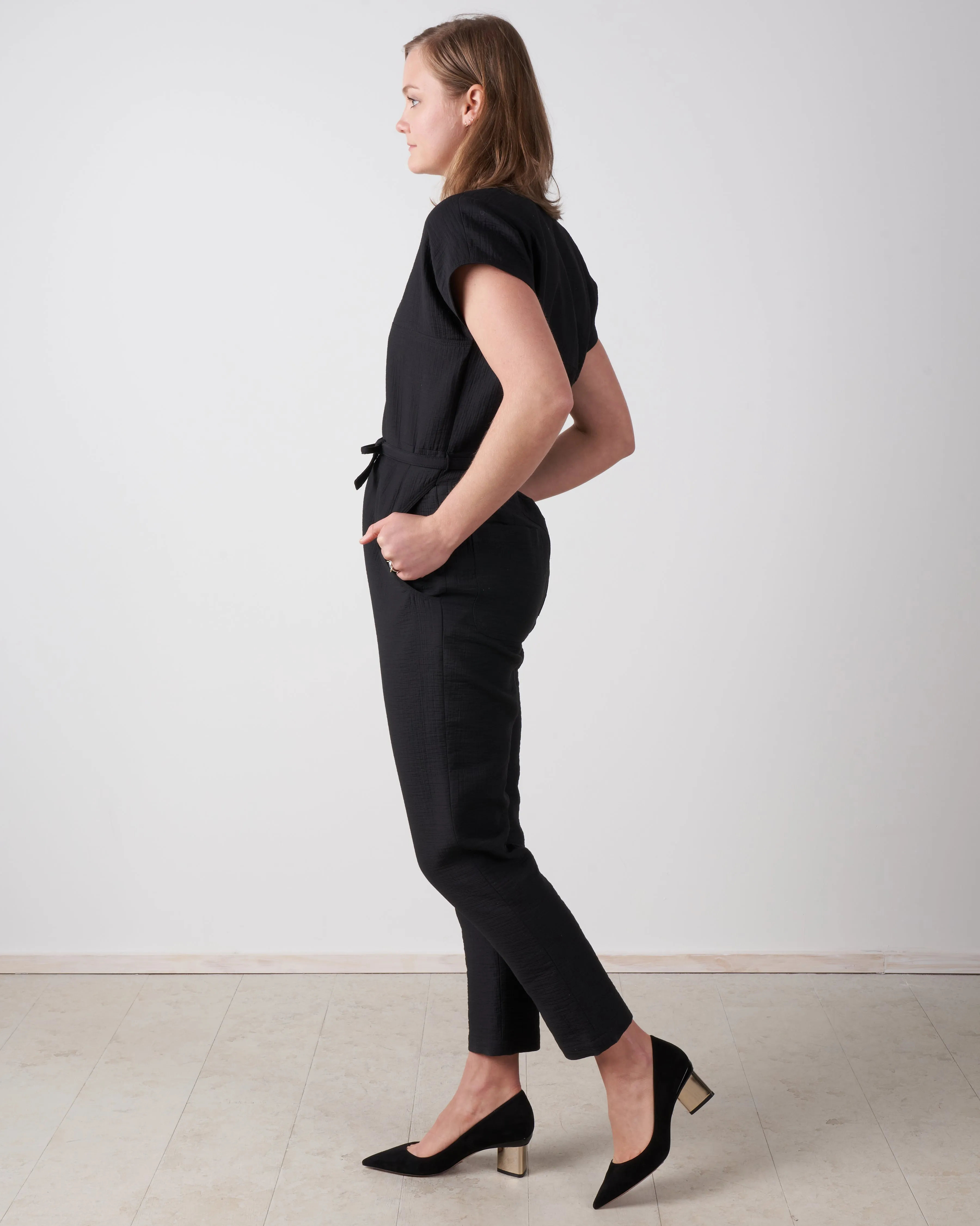 glinda jumpsuit - black