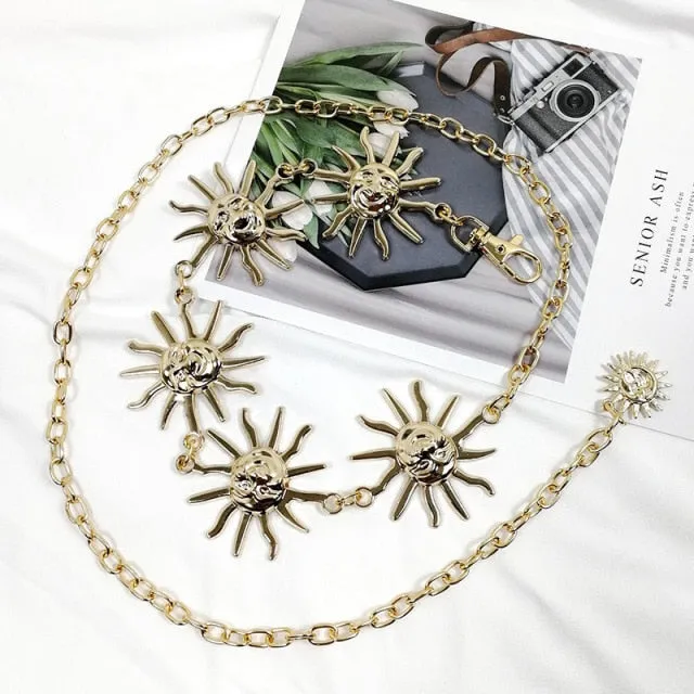 Gold Chain Belt Ladies Waist Metal  High Quality