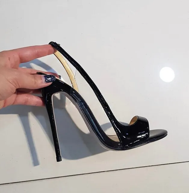 Golden Bling Rhinestone Strap PVC Patchwork Sandals
