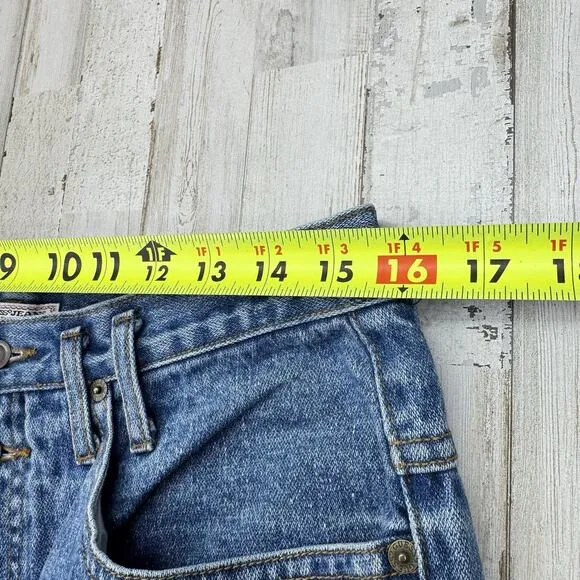 Guess Jeans Vintage 90s Denim High Waist Mom USA Sz 31 Pleated Tapered Leg