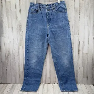 Guess Jeans Vintage 90s Denim High Waist Mom USA Sz 31 Pleated Tapered Leg