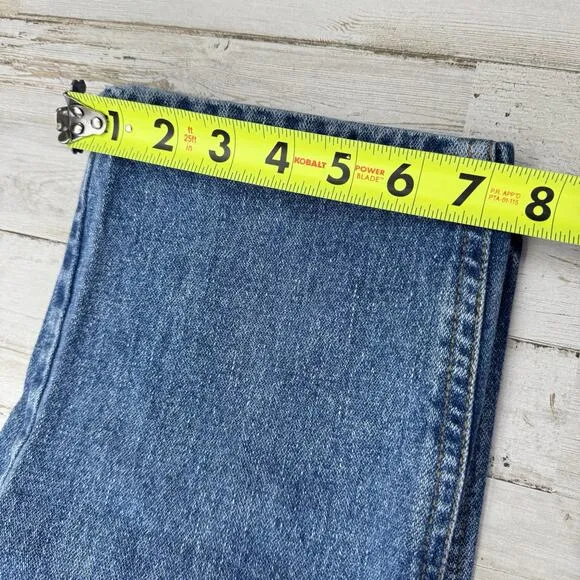 Guess Jeans Vintage 90s Denim High Waist Mom USA Sz 31 Pleated Tapered Leg